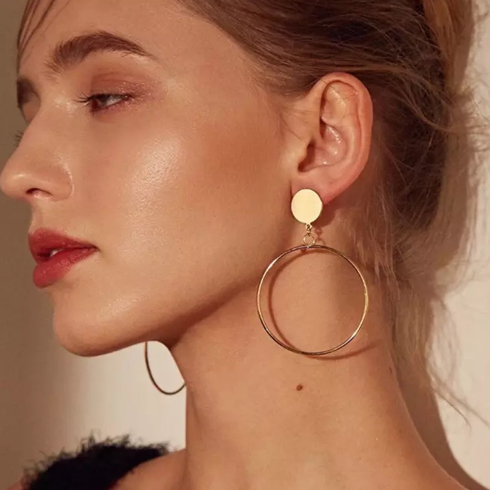 Gold Geometric Earrings
